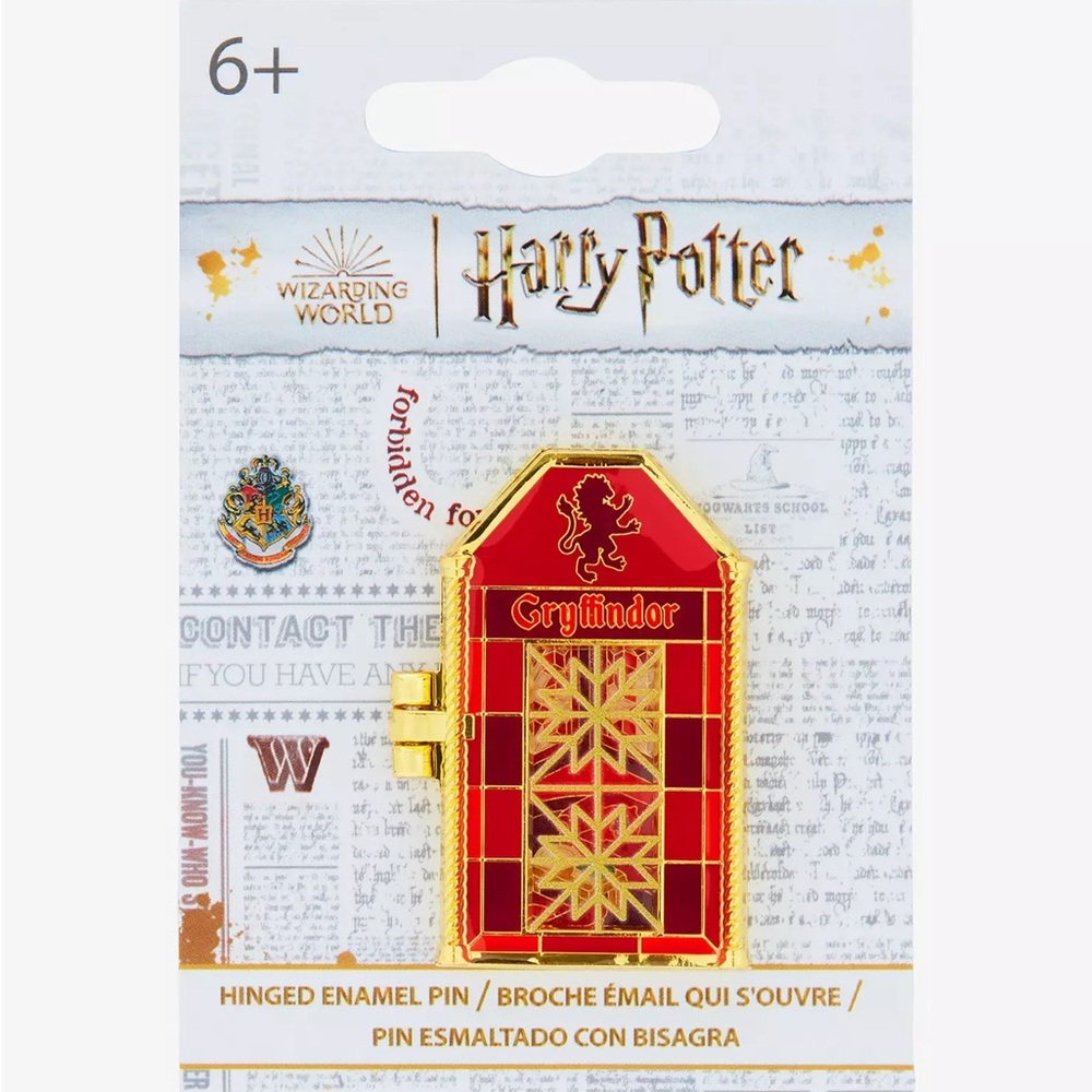Loungefly Harry Potter Gryffindor Window Hinge Enamel Pin — BoxLunch Exclusive